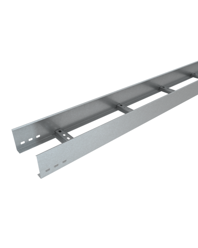 Лоток лестничный 100х150х1,2 L2000 мм HD85 КМ-профиль (LL100-150-1.2-2000 HD85) в Таганроге Кабельные лотки Pintop.ru