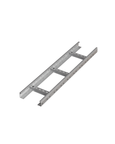Лоток лестничный 50х200х1,2 L4500 мм N КМ-профиль (LL50-200-1.2-4500 N) в Таганроге Кабельные лотки Pintop.ru