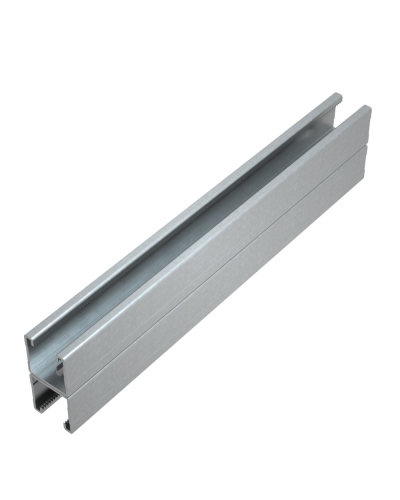 Страт-профиль двойной 41х41 L200 мм s:3,0 HD85 КМ-профиль (2STPV41-41-200 HD85) в Таганроге Аксессуары для лотков Pintop.ru