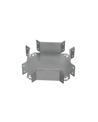 Х-разветвитель 100х100 мм ПЛЮС HD85 КМ-профиль (XDplus100-100 HD85) в Таганроге Аксессуары для лотков Pintop.ru