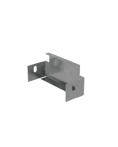 Заглушка лотка 50х400 мм ПЛЮС HD КМ-Профиль (ZUplus50-400 HD) в Таганроге Аксессуары для лотков Pintop.ru