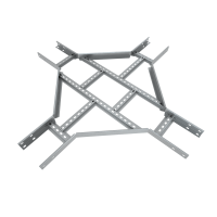 Х-разветвитель лестничный 80х100х1,2 мм "Быстрый монтаж" КМ-Профиль (LXDS80-100-1.2)