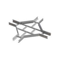 Х-разветвитель лестничный 80х100х2,0 мм HD N КМ-профиль (LXD80-100-2.0 HD N)