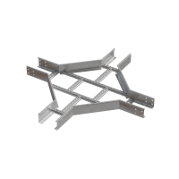 Х-разветвитель лестничный 100х200х1,2 мм INOX304 N КМ-Профиль (LXD100-200-1.2 INOX304 N)