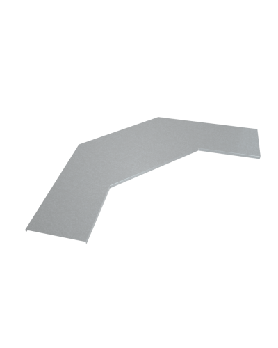 Крышка лестничного горизонтального угла 90 гр. 700 мм HD85 КМ-профиль (KLGL90-700 HD85) в Таганроге Аксессуары для лотков Pintop.ru