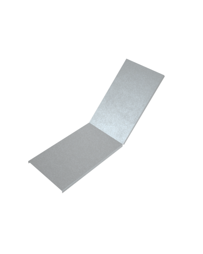 Крышка лестничного вертикального внутреннего угла 45 гр. 200 мм КМ-Профиль (KLNL45-200) в Таганроге Аксессуары для лотков Pintop.ru