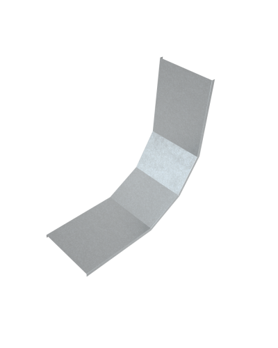 Крышка лестничного вертикального внутреннего угла 90 гр. 800 мм HD85 КМ-профиль (KLNL90-800 HD85) в Таганроге Аксессуары для лотков Pintop.ru