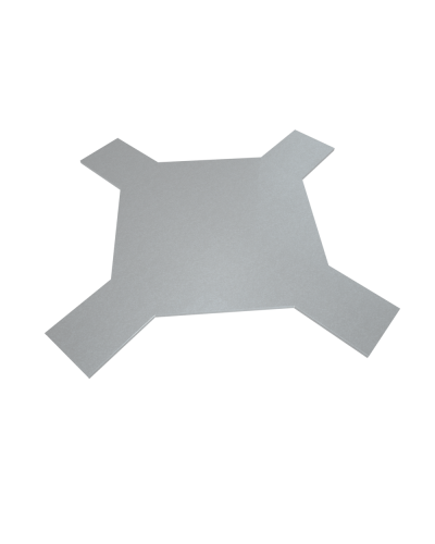 Крышка лестничного Х-разветвителя 800 мм КМ-профиль (KLXD800) в Таганроге Аксессуары для лотков Pintop.ru