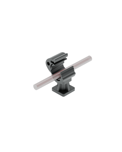 Держатель пластиковый Ø 8-10 мм КМ-Профиль (PD8-10) в Таганроге Монтажные материалы Pintop.ru