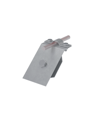 Держатель для водосточного желоба Ø 5-10 мм КМ-профиль (DVZH-D5-10) в Таганроге Монтажные материалы Pintop.ru