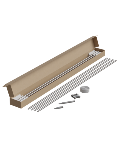 Комплект заземления из 6 стержней Ø 16 мм L=1,5 м TD КМ-Профиль (KTZ-D16-6 TD) в Таганроге Монтажные материалы Pintop.ru