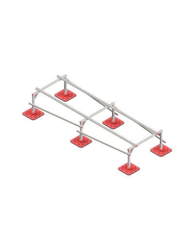 Опорная конструкция для установки оборудования TECHNORAPTOR FOOT 1000х3000 HD КМ-профиль (KM-TR-F-SSEI-1000-3000 HD) в Таганроге Системы видеонаблюдения Pintop.ru