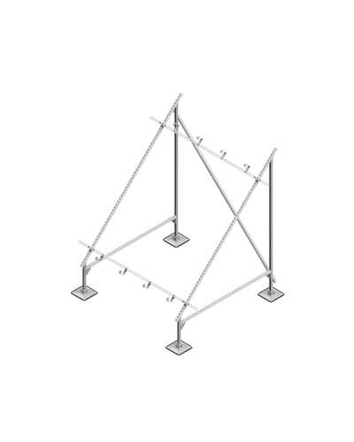 Опорная конструкция для установки солнечной панели/коллектора TECHNORAPTOR STEELFOOT КМ-профиль (KM-TR-STF-SSfSPI-C) в Таганроге Системы видеонаблюдения Pintop.ru