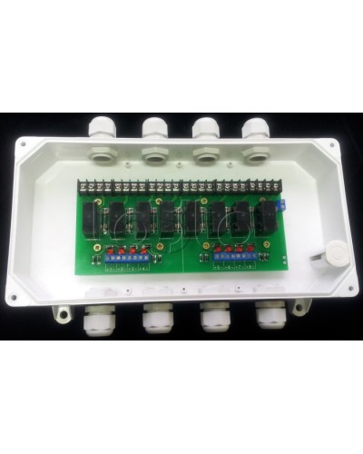 Устройство управления и коммутации Магнито-Контакт УУК-24-08 в Таганроге Модули сопряжения Pintop.ru