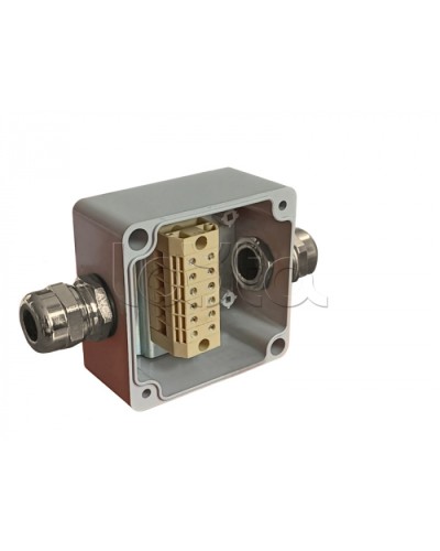 Коробка пылевлагонепроницаемая клеммная G366 А МВ К АЯКС IP66/IP65, 82x80x55 Магнито-контакт в Таганроге Распределительные коробки Pintop.ru