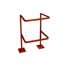 Ограждение стойки считывателя ОС-1 АЯКС, цвет оранжевый, «на асфальт» Магнито-контакт