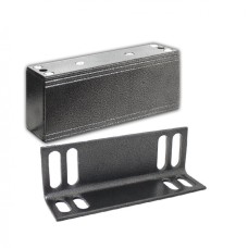 Замок электромагнитный Олевс М2-400 с уголком серебряный антик