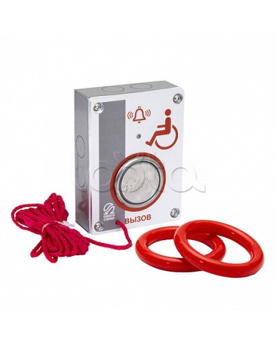 Кнопка ВЫЗОВ Омега Саунд AL-RB (исп.М4) в Таганроге Системы оповещения и управления эвакуацией Pintop.ru