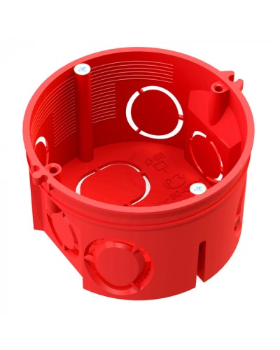 Коробка установочная 80-0501См (HF) 68х42 с саморезами без соединителя (8шт/уп) Промрукав (80-0501См) в Таганроге Распределительные коробки Pintop.ru