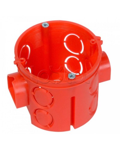 Коробка установочная углубленная безгалогенная (HF) 68х62 с саморезами (140шт/кор) Промрукав (80-0510С) в Таганроге Распределительные коробки Pintop.ru