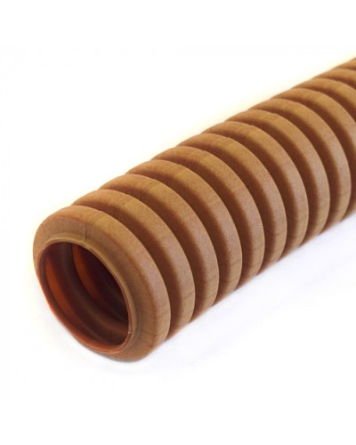 Труба гофрированная ПВХ легкая 350 Н бук с/з д16 (50 м/уп) Промрукав (PR01.0032) в Таганроге Труба гофрированная Pintop.ru