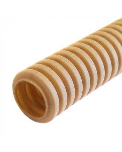 Труба гофрированная ПВХ легкая 350 Н сосна с/з д20 (25 м/уп) Промрукав (PR01.0048) в Таганроге Труба гофрированная Pintop.ru