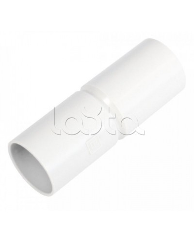 Патрубок-муфта белая д32 (36шт/324шт уп/кор) Промрукав (PR.01732б) в Таганроге Повороты, муфты, тройники Pintop.ru
