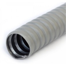 Металлорукав в ПВХ оболочке серый Р3-ЦП-НГ-60 (15м/уп) Промрукав (PR04.0478)
