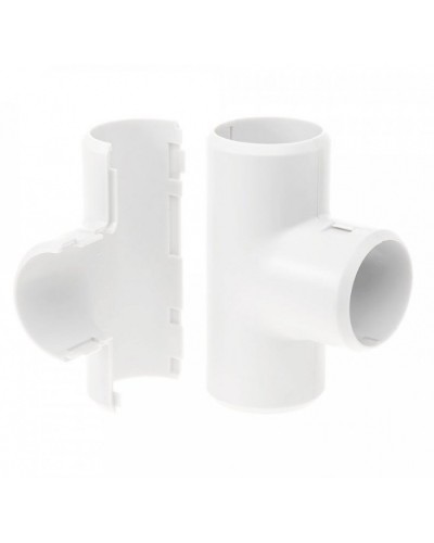 Тройник разборный белый д16 (70шт/700шт уп/кор) Промрукав (PR.07316б) в Таганроге Повороты, муфты, тройники Pintop.ru