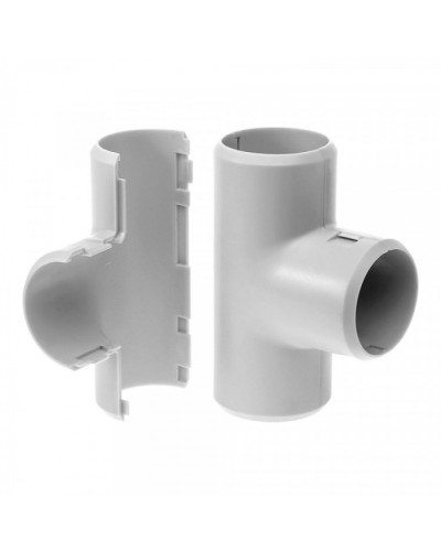 Тройник разборный д20 (50 шт/уп/) Промрукав PR.07320 в Таганроге Повороты, муфты, тройники Pintop.ru