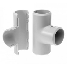 Тройник разборный д25 (1шт/200шт уп/кор) Промрукав (PR.07325м)