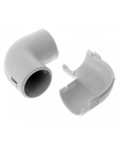 Соединитель угловой разборный д32 (5шт/400шт уп/кор) Промрукав (PR.07532м) в Таганроге Повороты, муфты, тройники Pintop.ru