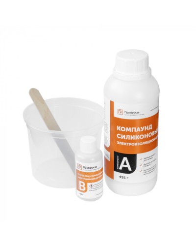 Компаунд силиконовый электроизоляционный в бутылях (500г/уп) Промрукав (PR08.22657) в Таганроге Аксессуары для лотков Pintop.ru