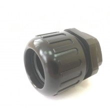 Муфта вводная усиленная (IP68) для гофрированных труб черная ВМУ-ГТ-25 (М25) Промрукав (PR08.3278)