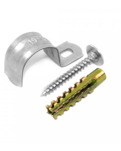 Комплекты для крепления ОКЛ с использованием самореза, дюбеля и скобы СМО 10-11 (100 шт) Промрукав (PR08.4992) в Таганроге Держатели, клипсы, скобы Pintop.ru