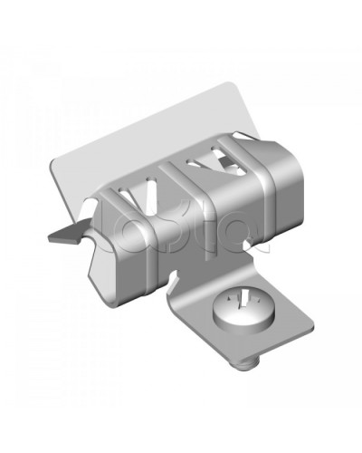 Зажим балочный 2-7 мм с отгибом и винтом М6х9 Промрукав (PR08.5818) в Таганроге Аксессуары для лотков Pintop.ru