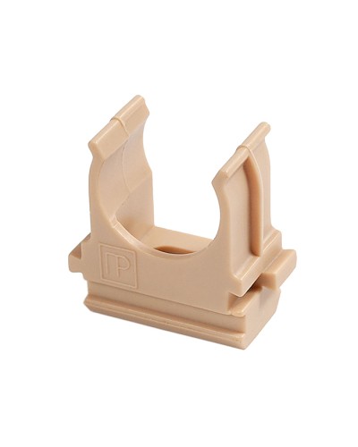 Крепёж-клипса для труб АБС-пластик сосна д25 в малой упаковке (10шт/500шт уп/кор) Промрукав (PR13.0056) в Таганроге Держатели, клипсы, скобы Pintop.ru