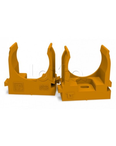 Крепеж-клипса для труб для монтажного пистолета оранжевая д25 (100шт/700шт уп/кор) Промрукав (PR13.0153) в Таганроге Держатели, клипсы, скобы Pintop.ru