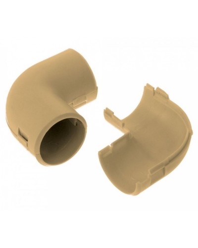 Соединитель угловой разборный сосна д32 (5шт/400шт уп/кор) Промрукав (PR13.0246) в Таганроге Повороты, муфты, тройники Pintop.ru