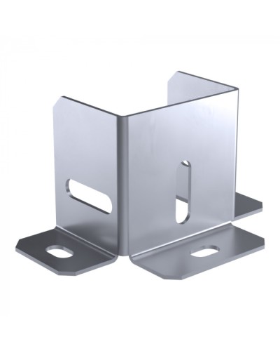 Универсальный ввод трассы лотков Стандарт INOX (AISI 316) 50х50 Промрукав (PR16.3695) в Таганроге Аксессуары для лотков Pintop.ru