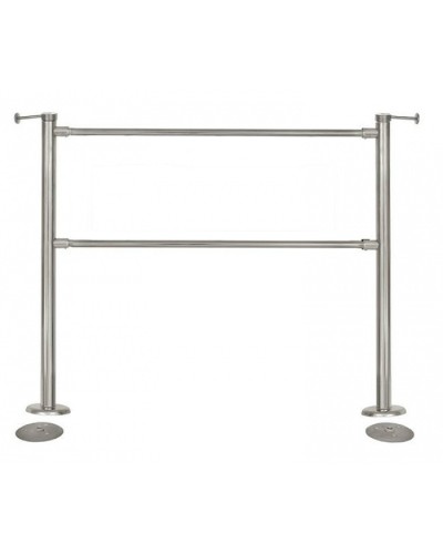 Стойка стационарная Ростов-Дон ОБ1/2-1 у (Хром) в Таганроге Ограждения Pintop.ru