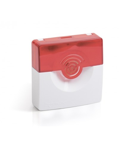 Оповещатель охранно-пожарный комбинированный (светозвуковой) адресный Рубеж ОПОП 124-R3 (бело-красный) в Таганроге Оповещатели АСПС РУБЕЖ Pintop.ru