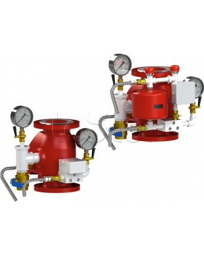 Узел управления спринклерный водозаполенный Спецавтоматика УУ-С80/1,6В-ВФ.О4- Шалтан в Таганроге Устройства пуска водяного пожаротушения Pintop.ru