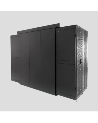 Панель задняя двухрядного коридора сплошная 48U для шкафов серии ШТК-СП-48.×.× ЦМО ЦОД-СП-Ф2-48-9005 в Таганроге Аксессуары для стоек и шкафов Pintop.ru