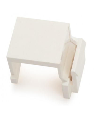 Вставка-заглушка формата Keystone Jack, белая Hyperline (KJ1-BL-WH) в Таганроге Патч-корды и пигтейлы Pintop.ru