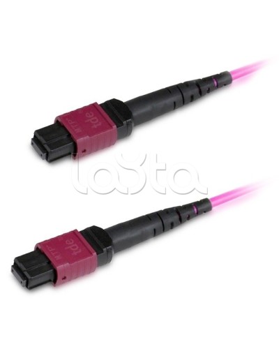 Патч-корд волоконно-оптический Hyperline FHD-MC3-503-MPOF12/PS-MPOF12/PS-B-20M-LSZH-AQ в Таганроге Патч-корды и пигтейлы Pintop.ru