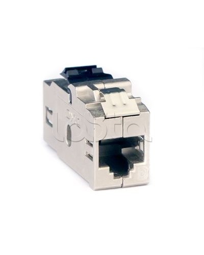 Модуль Keystone RJ45 CAT6 проходной экранированный, серебристый DKC RNK6FESL в Таганроге Модули Keystone Pintop.ru