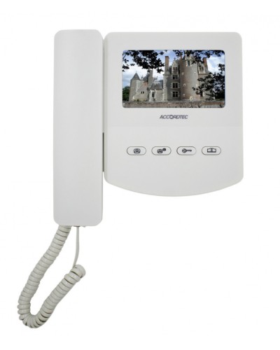 Домофон AccordTec AT-VD433C EXEL WHITE в Таганроге Многоабонентные системы Pintop.ru