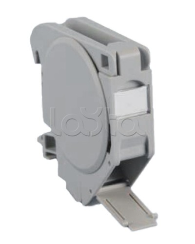 Крепление на DIN-рейку для модулей Keystone Jack c крышками Hyperline FP-IE-DIN-KJ-1A-GY в Таганроге Коммутационные изделия Pintop.ru