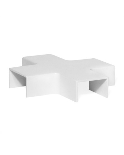 Х-соединитель 60х22 на 60х22 TWT TWT-CT60/60-XT-WH в Таганроге Аксессуары для кабель-канала Pintop.ru